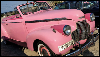 Explore Classic American Cars: Pink