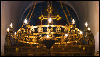 Explore Religion: Catedral - Greek Orthodox Chandelier