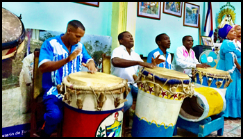 Explore Religion: Musicians with Conga Drums